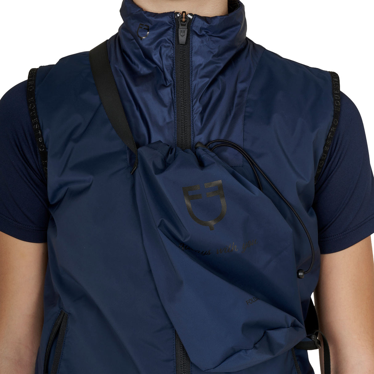 Kids' unisex vest Foldable line