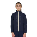 Kids' unisex softshell jacket with back logo