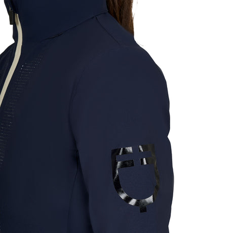 Kids' unisex softshell jacket with back logo