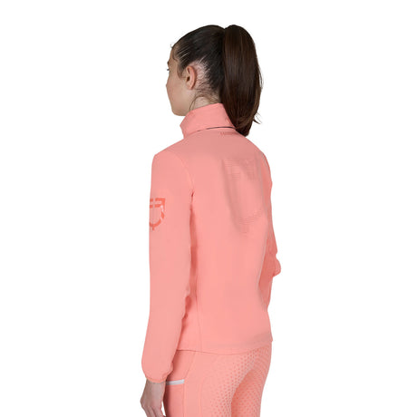 Kids' unisex softshell jacket with back logo