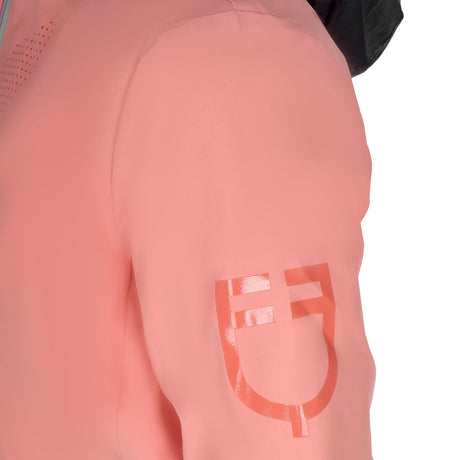 Kids' unisex softshell jacket with back logo