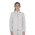 Kids' unisex softshell jacket with back logo