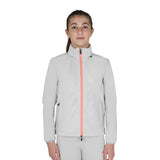 Kids' unisex softshell jacket with back logo