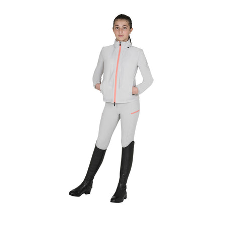Kids' unisex softshell jacket with back logo