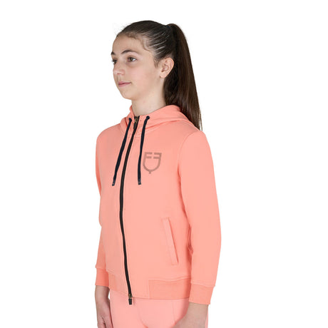 Kids'unisex hooded sweatshirt with front zip