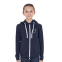 Kids'unisex hooded sweatshirt with front zip