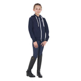 Kids'unisex hooded sweatshirt with front zip
