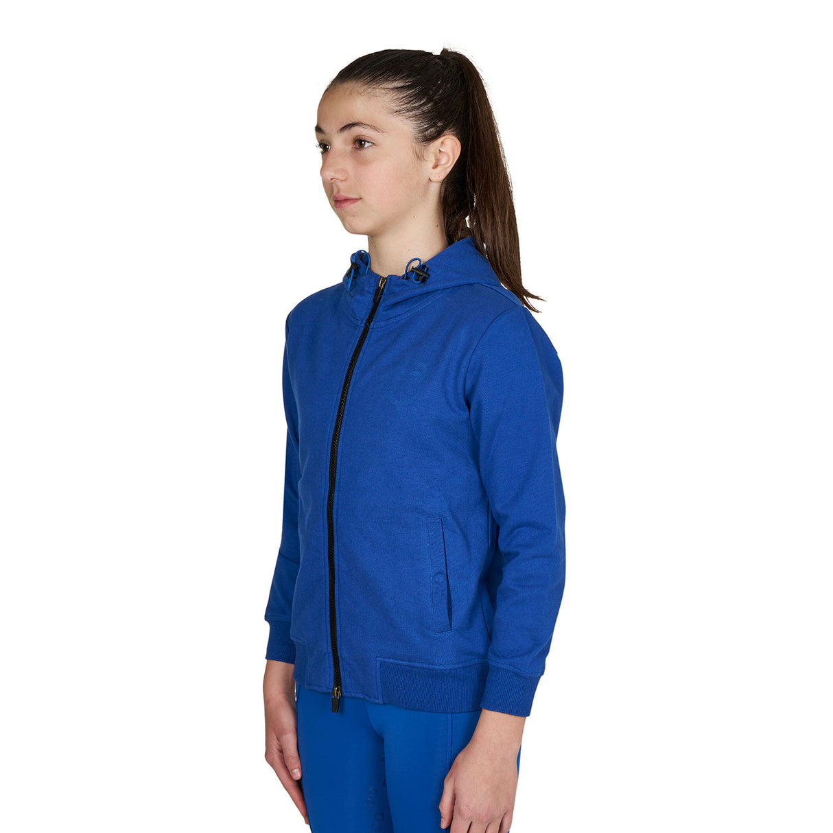 Kids'unisex hooded sweatshirt with front zip