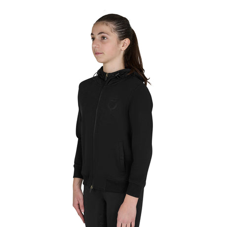 Kids'unisex hooded sweatshirt with front zip