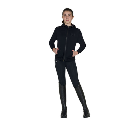 Kids'unisex hooded sweatshirt with front zip