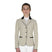 Kids' unisex competition jacket with zip and buttons