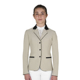 Kids' unisex competition jacket with zip and buttons