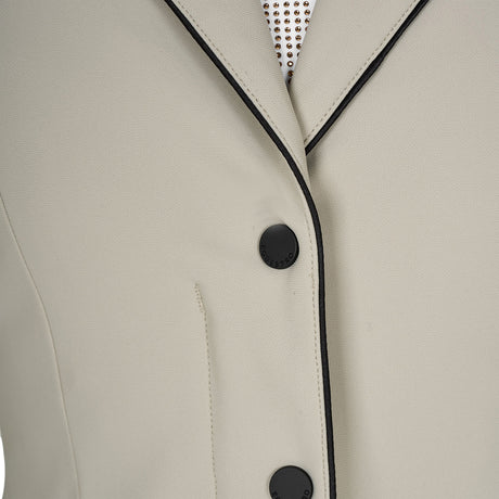 Kids' unisex competition jacket with zip and buttons