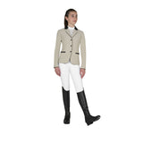 Kids' unisex competition jacket with zip and buttons