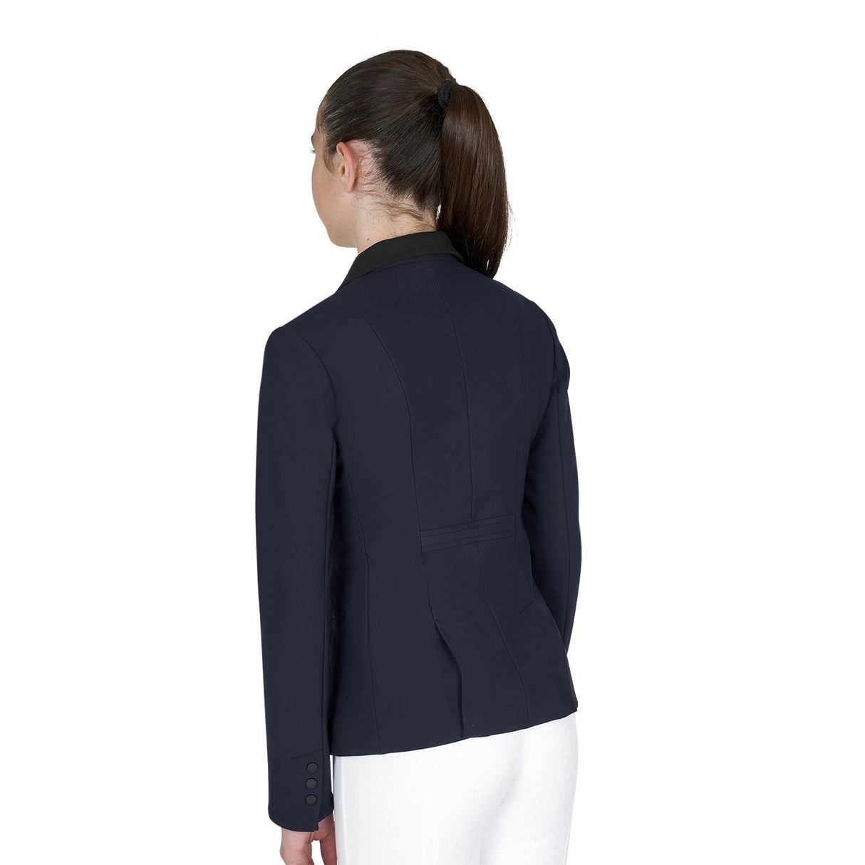 Kids' unisex competition jacket with zip and buttons