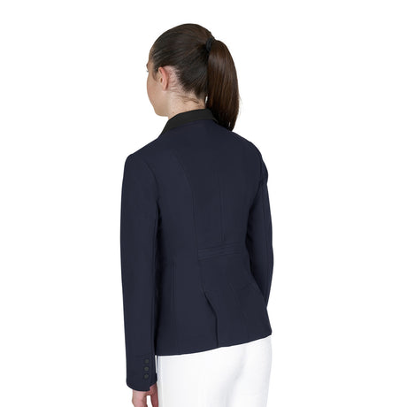 Kids' unisex competition jacket with zip and buttons
