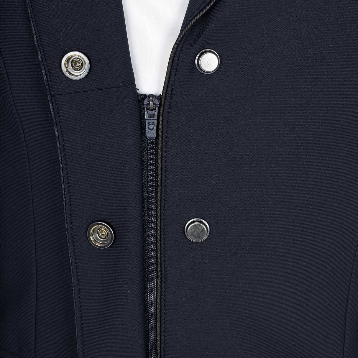 Kids' unisex competition jacket with zip and buttons