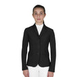 Kids' unisex competition jacket with zip and buttons