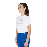 Kids' unisex Horse Jump Glossy cotton T-shirt