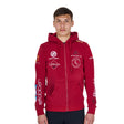 Men's sweatshirt with multi-logo hood