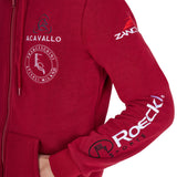 Men's sweatshirt with multi-logo hood