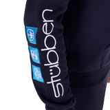 Men's sweatshirt with multi-logo hood