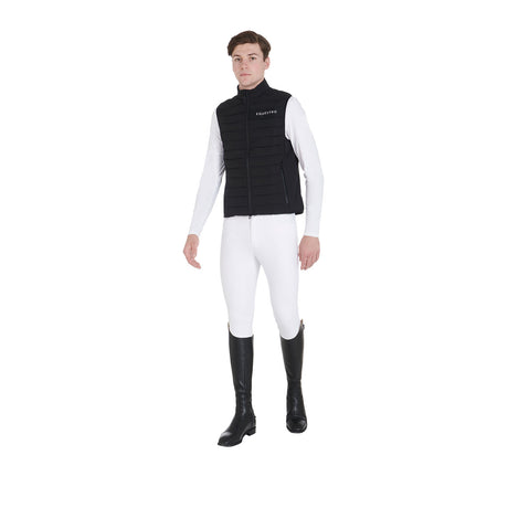 Men's vest in windproof technical fabric