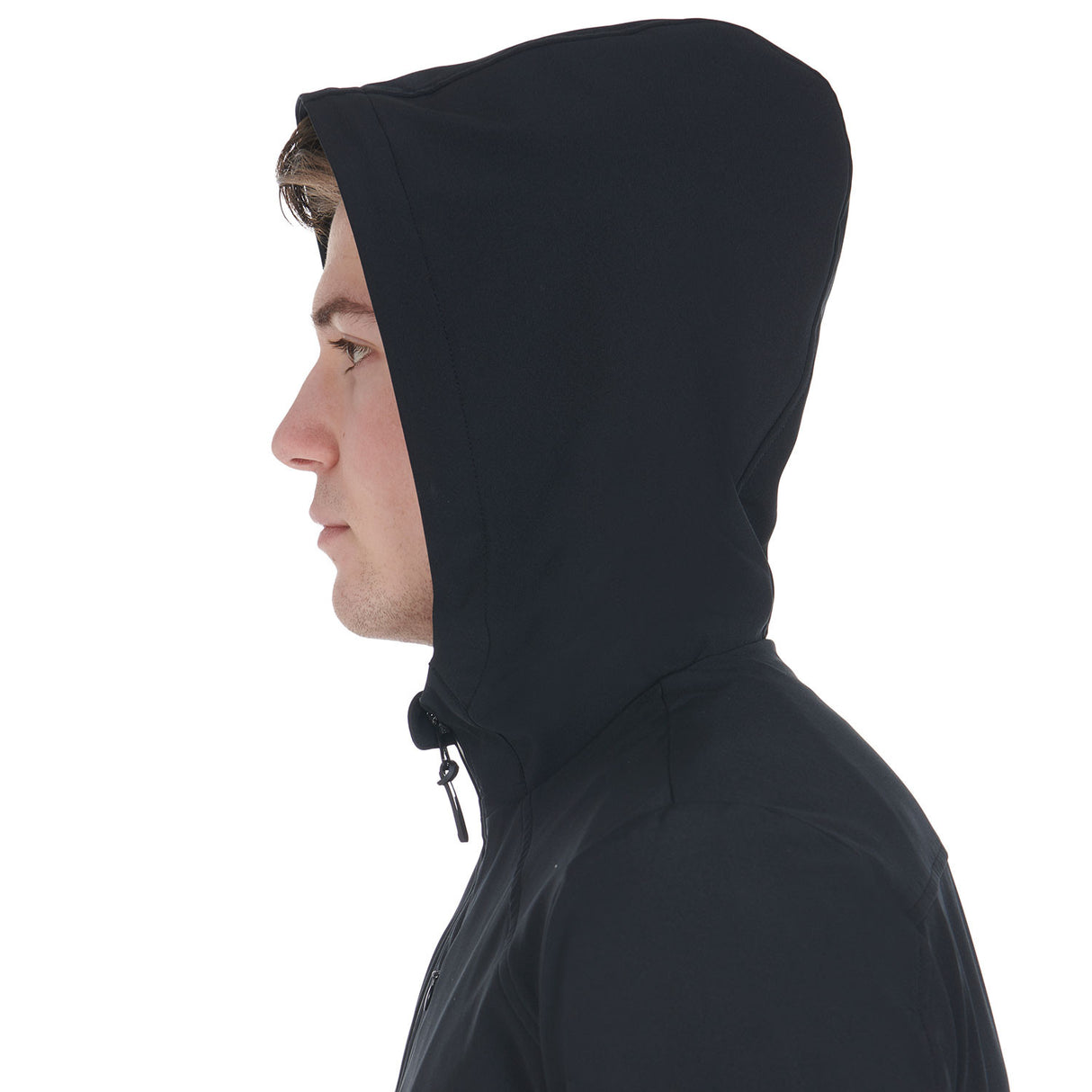 Men's jacket in breathable technical fabric