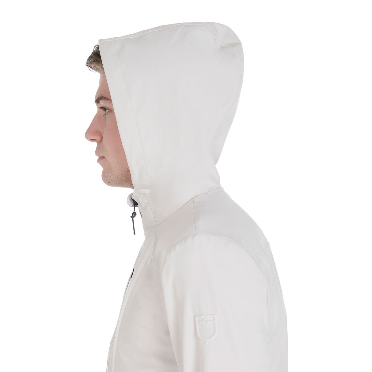 Men's jacket in breathable technical fabric