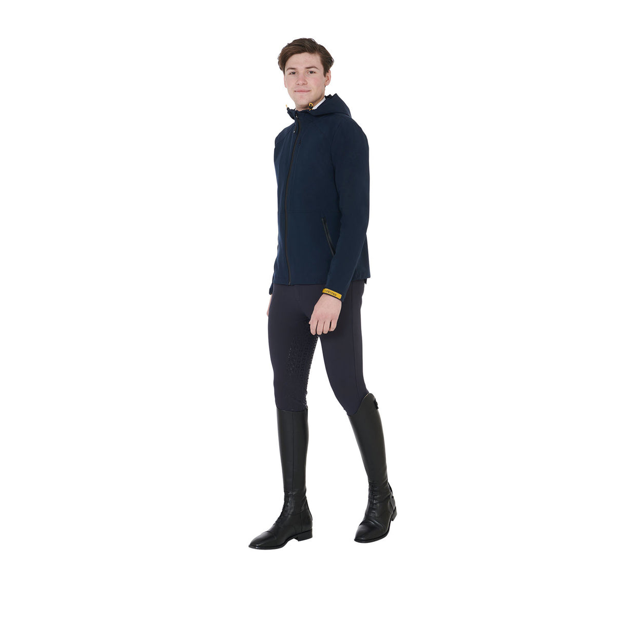 Men's jacket in breathable technical fabric