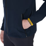 Men's jacket in breathable technical fabric