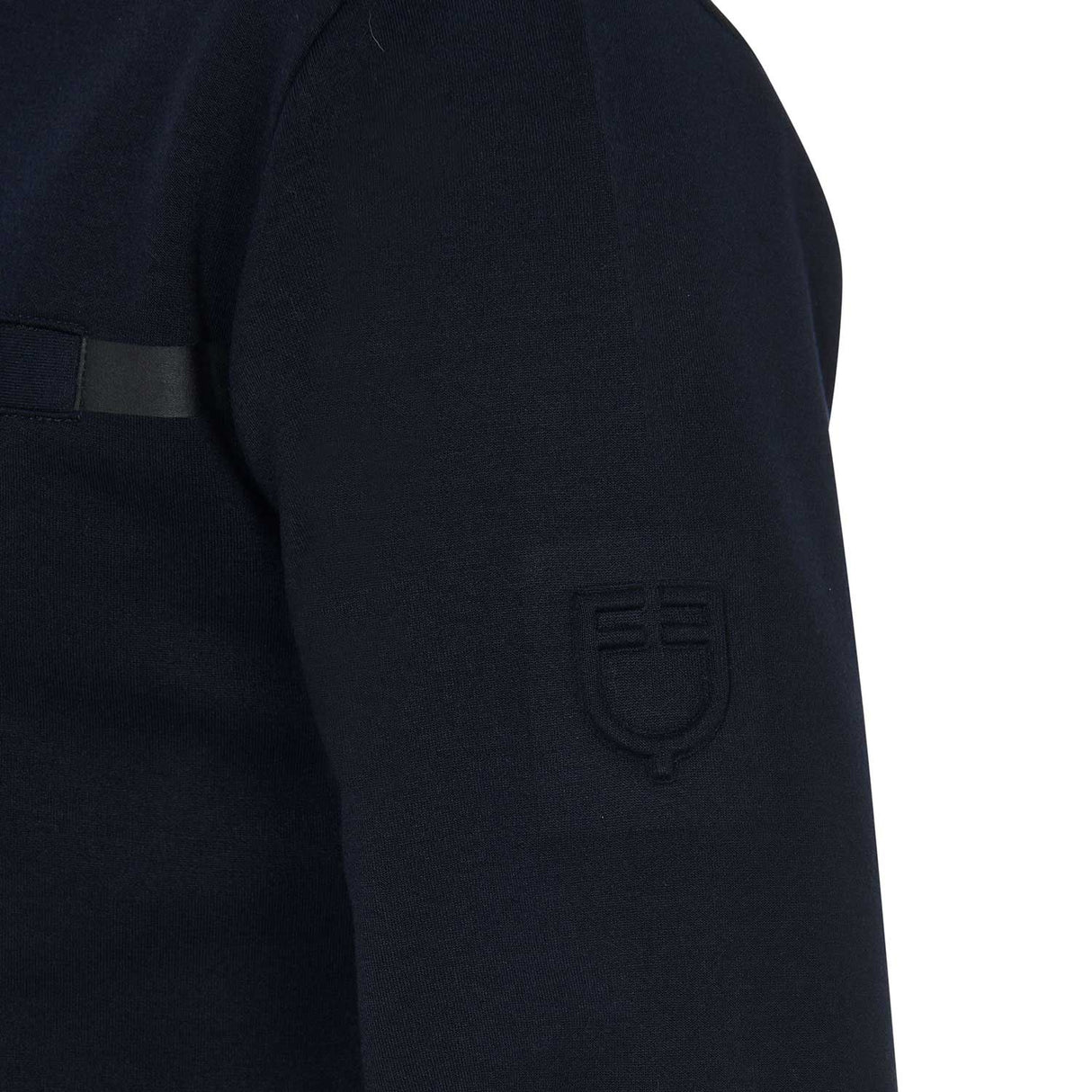 Equestro Men's Interlock Crewneck Sweatshirt #colour_blue