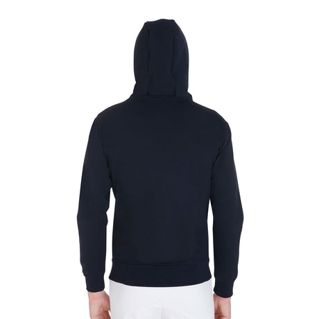 Equestro Men's Full Zip Interlock Sweatshirt #colour_blue