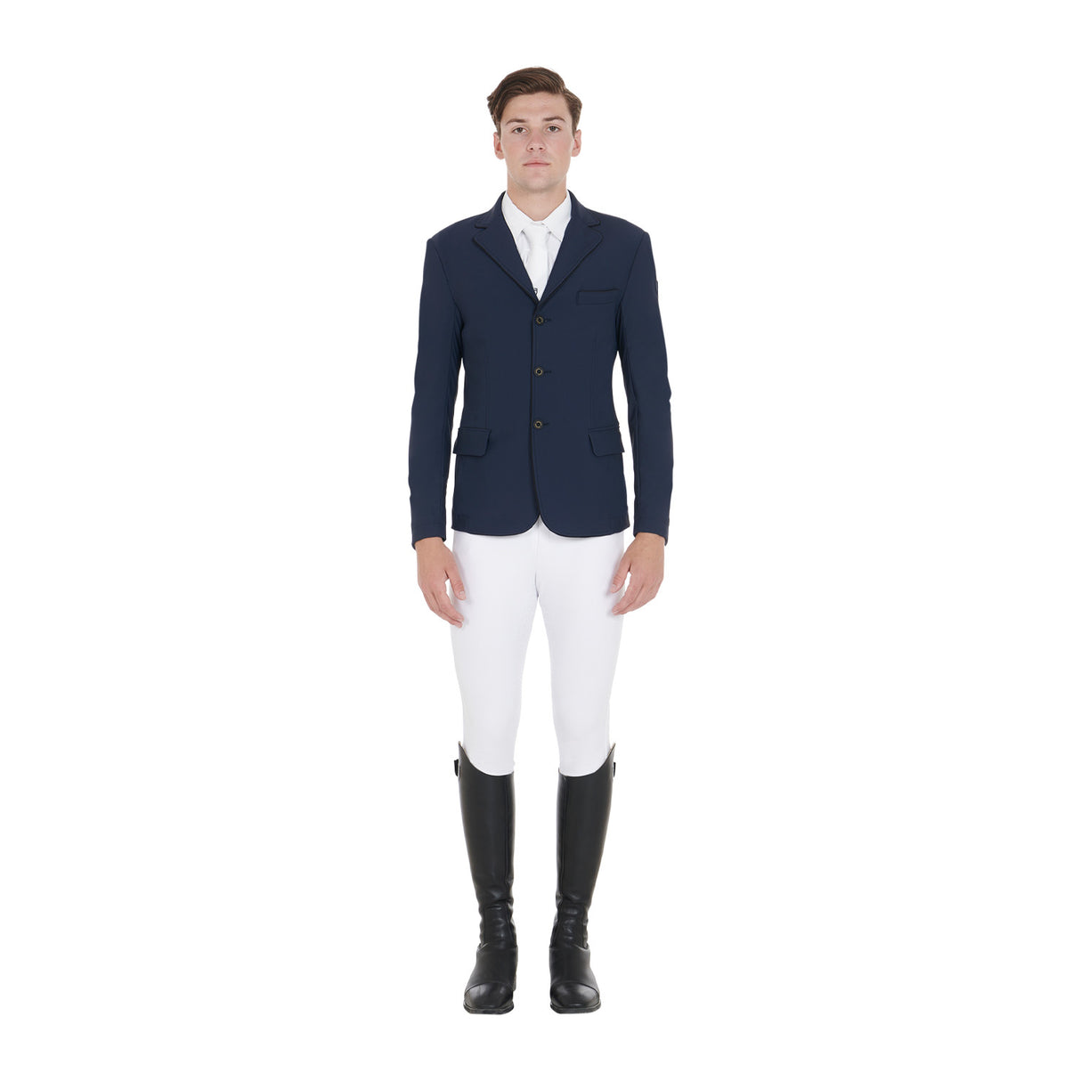 Men's competition jacket with side zip pocket