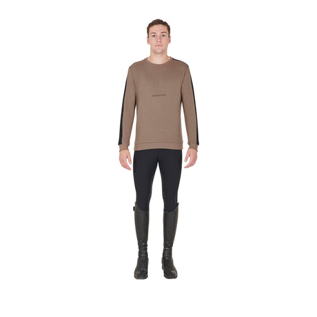 Men's cotton sweatshirt with logo