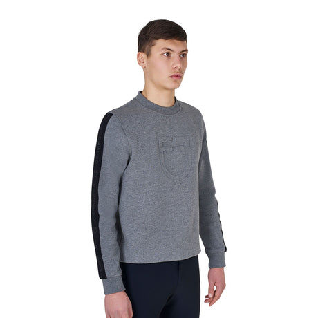 Men's cotton sweatshirt with logo