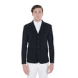 Men's competition jacket with contrasting embroidered logo
