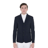 Men's competition jacket with contrasting embroidered logo