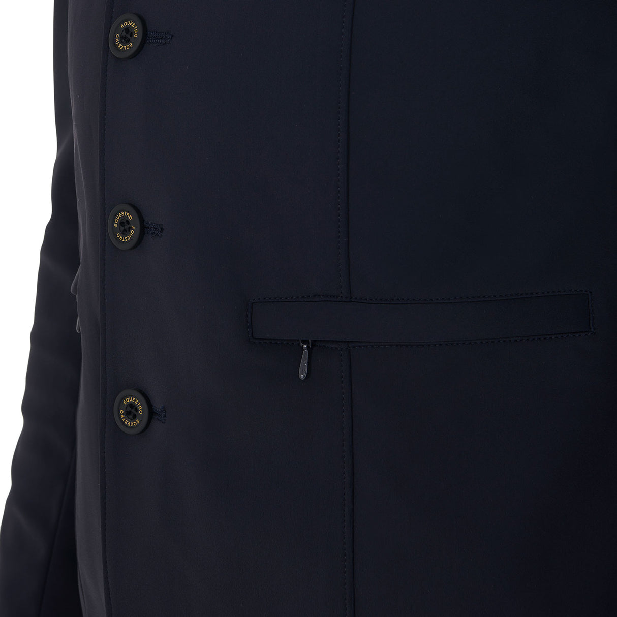 Men's competition jacket with contrasting embroidered logo