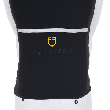Men's slim fit vest in technical fabric