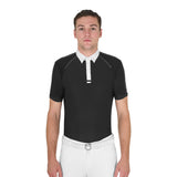 Equestro Men's Slim Fit Short Sleeve Competition Polo Shirt