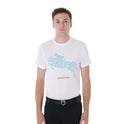 Equestro Men's Slim Fit Jump Print Cotton T-Shirt #colour_white