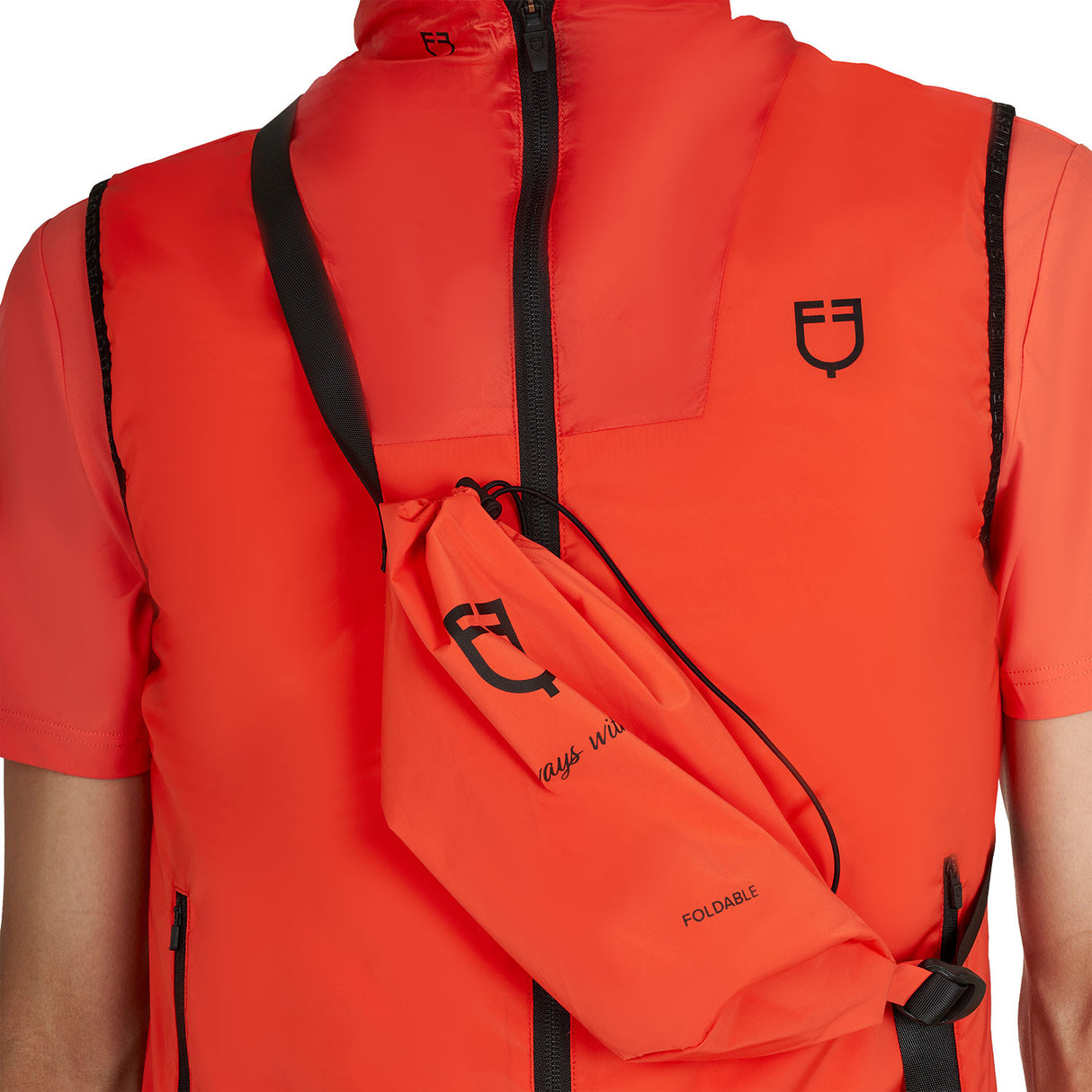 Men's vest Foldable line