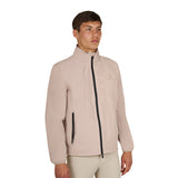 Men's softshell jacket with back logo