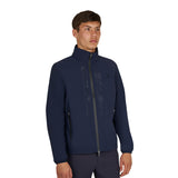 Men's softshell jacket with back logo