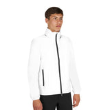 Men's softshell jacket with back logo