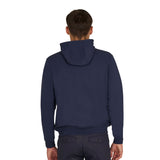 Men's sweatshirt with adjustable hood and zip