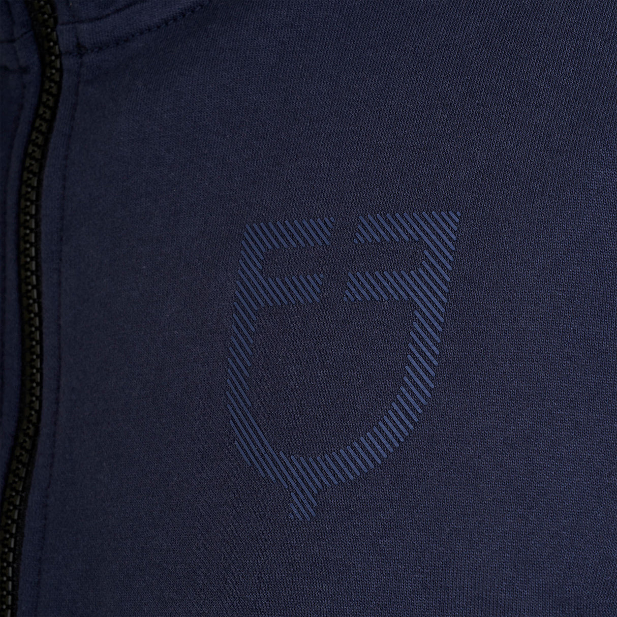 Men's sweatshirt with adjustable hood and zip