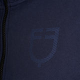 Men's sweatshirt with adjustable hood and zip