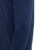 Men's technical sweatshirt with hood and micro-mesh inserts